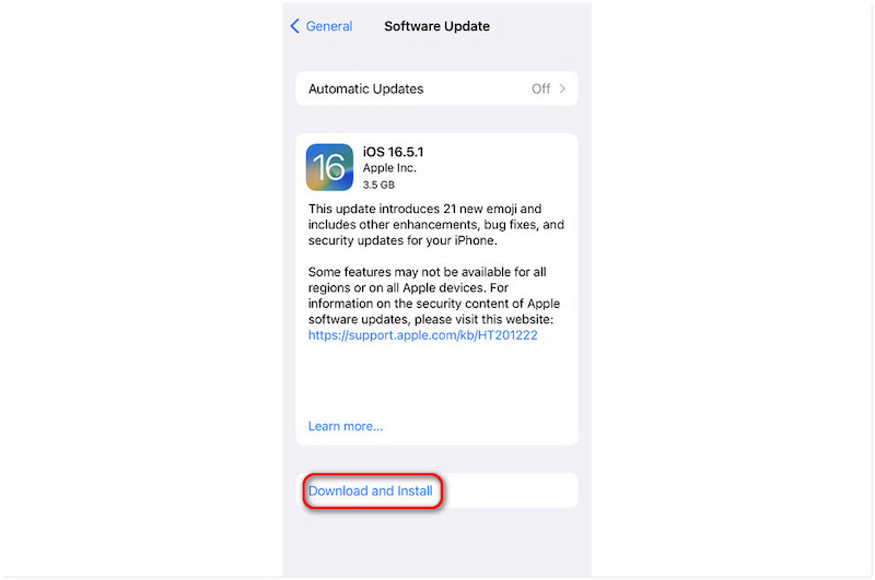 Update Os Version