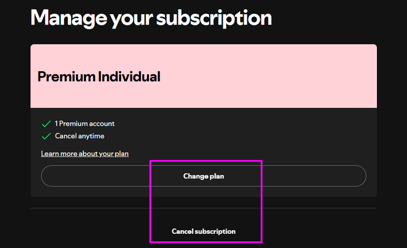Cancel Spotify Autopay
