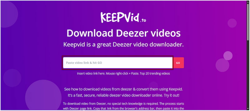 Paste URL on Search Box