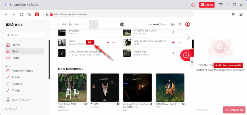 Apple Add Music
