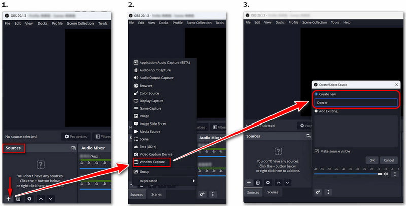 Create Capture Source