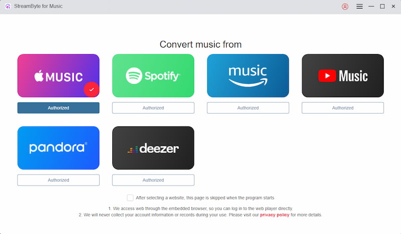 Select Apple