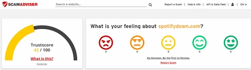 Spotifydown Trust Score