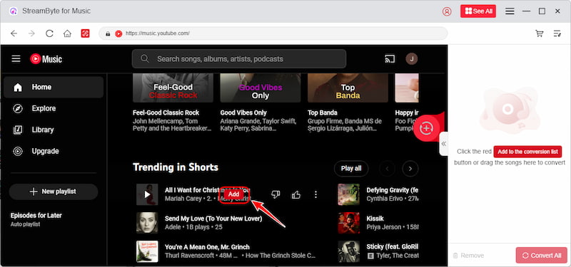 Youtube Add Music