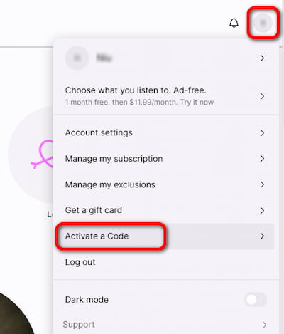 Activate Code