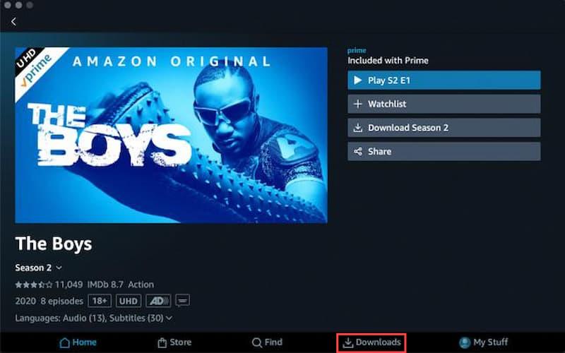 Amazon Prime VideoA pp Mac