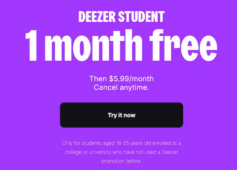 Deezer Student