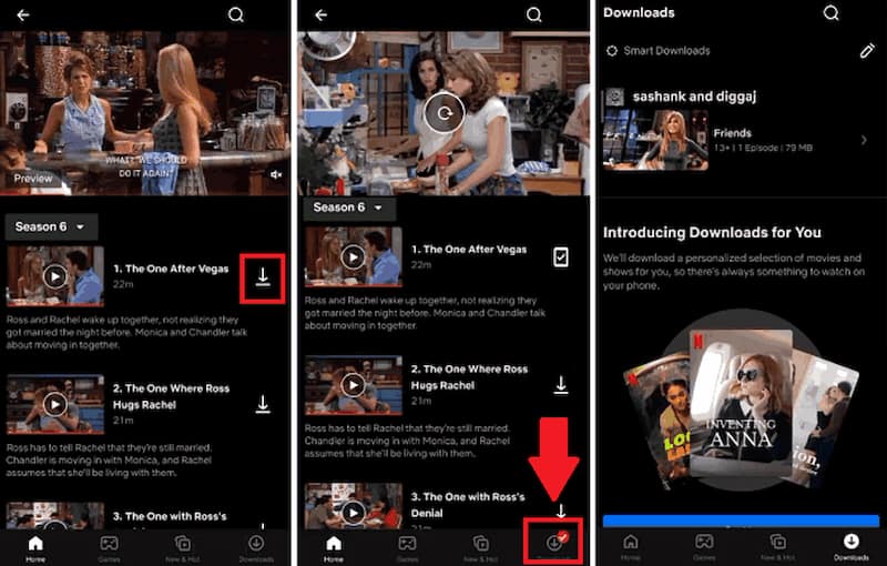 Download Videos on Netflix Phone