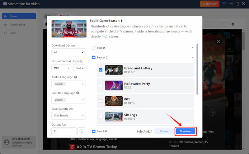 Netflix Download Video