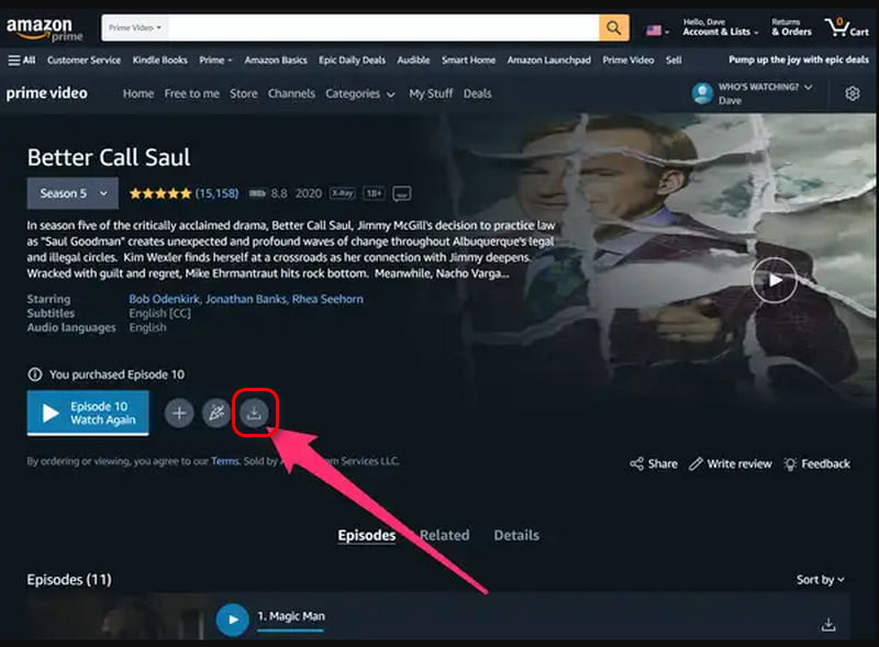 Amazon Download Rent