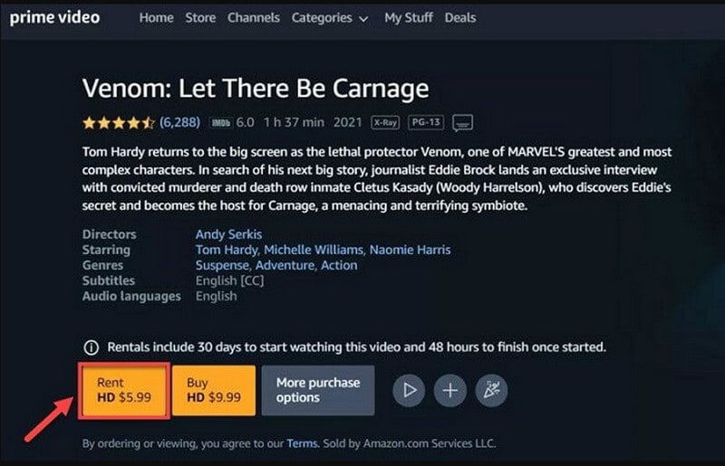 Amazon Rent