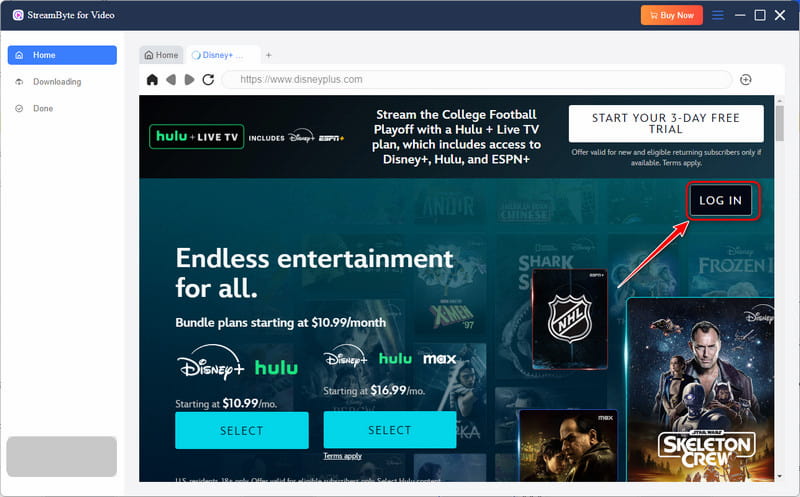 Disney Plus Log in