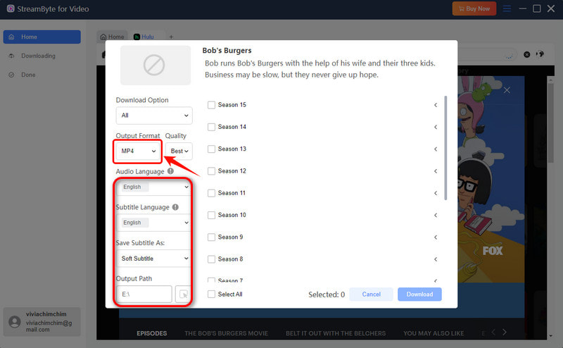 Hulu-set-output
