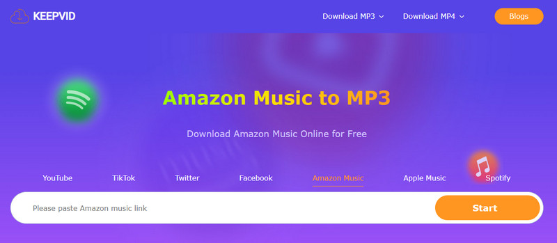 Keepvid Main Website