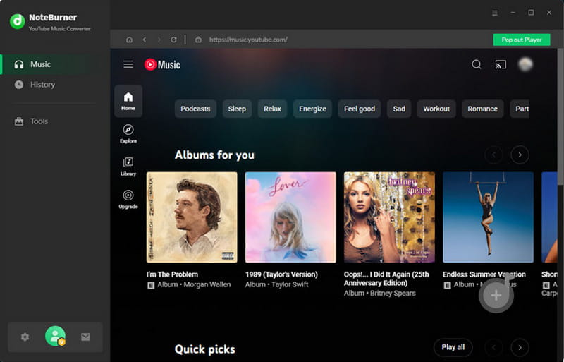 Noteburner Yt Converter