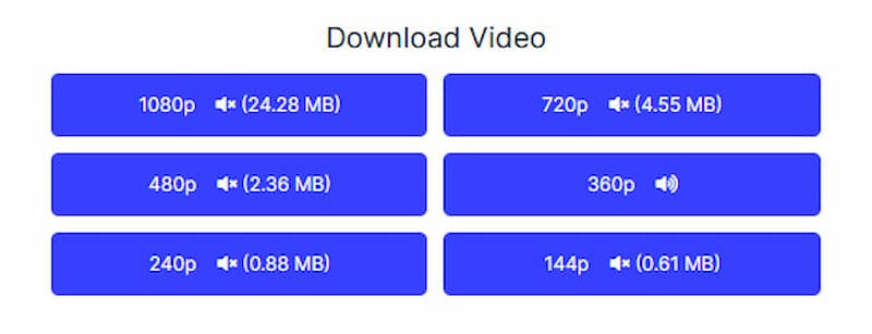 Online Output Options