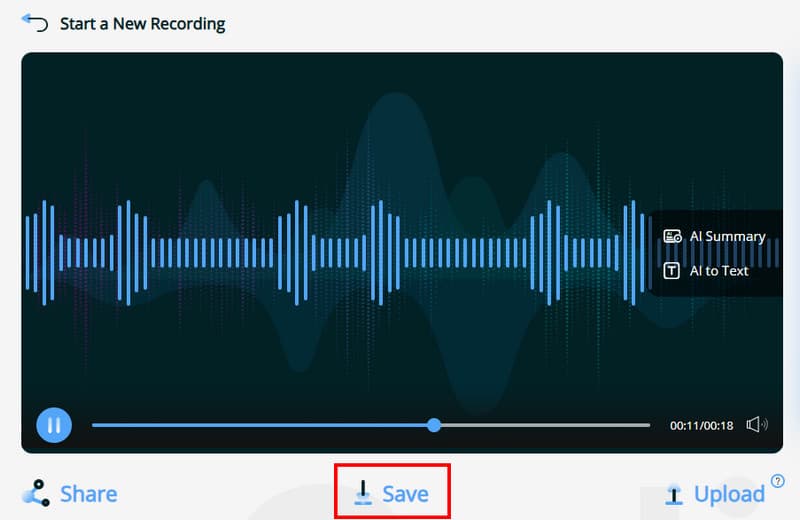 Save Button Apowersoft