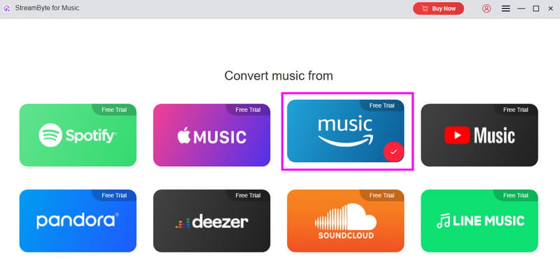 Tap Amazon Platform Streambyte