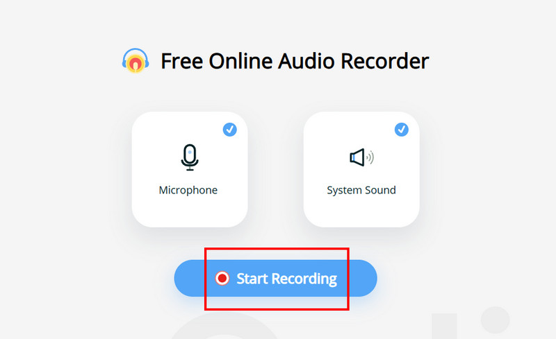 Tap Start Recording Apowersoft