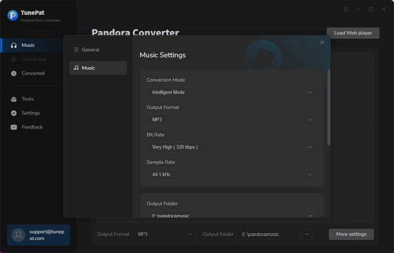 Tunepat Pandora Music Converter