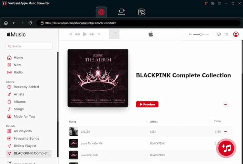 Add Song Viwizard