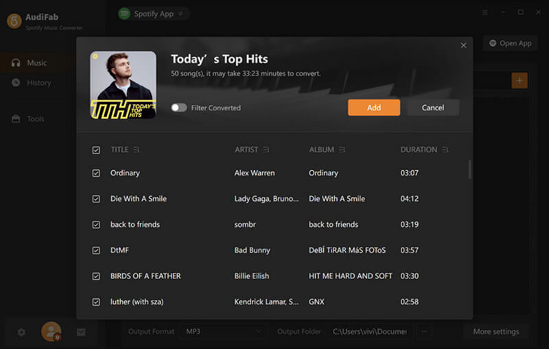 Audifab Spotify Music Converter