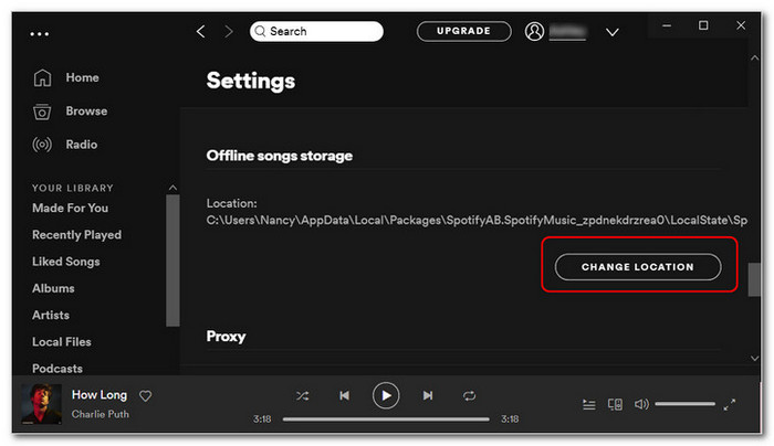 Change Location
