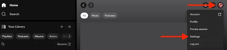 Click The Profile Photo