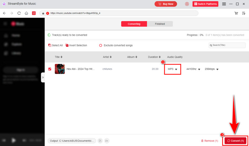 Format Sectionn Convert Streambyte