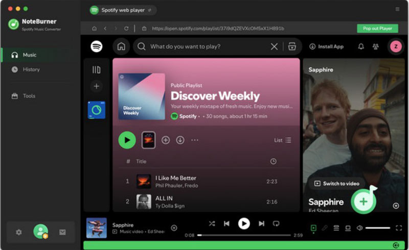 Noteburner Spotify Downloader
