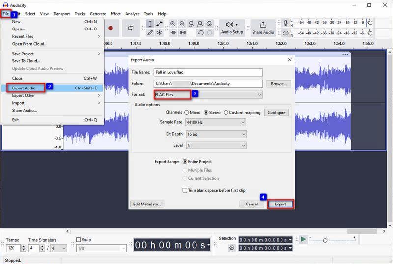 Record Soundcloud To Flac With Audacity
