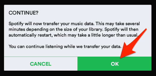 Select Ok
