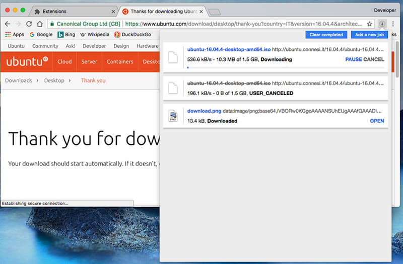 Turbo Downloader Extension